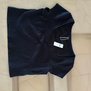 Anthropologie black top new with tags xl